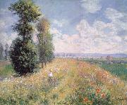 Claude Monet Poplars near Argenteuil oil on canvas